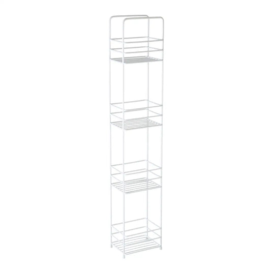Dara 4 Tier White Rectangle Storage Caddy