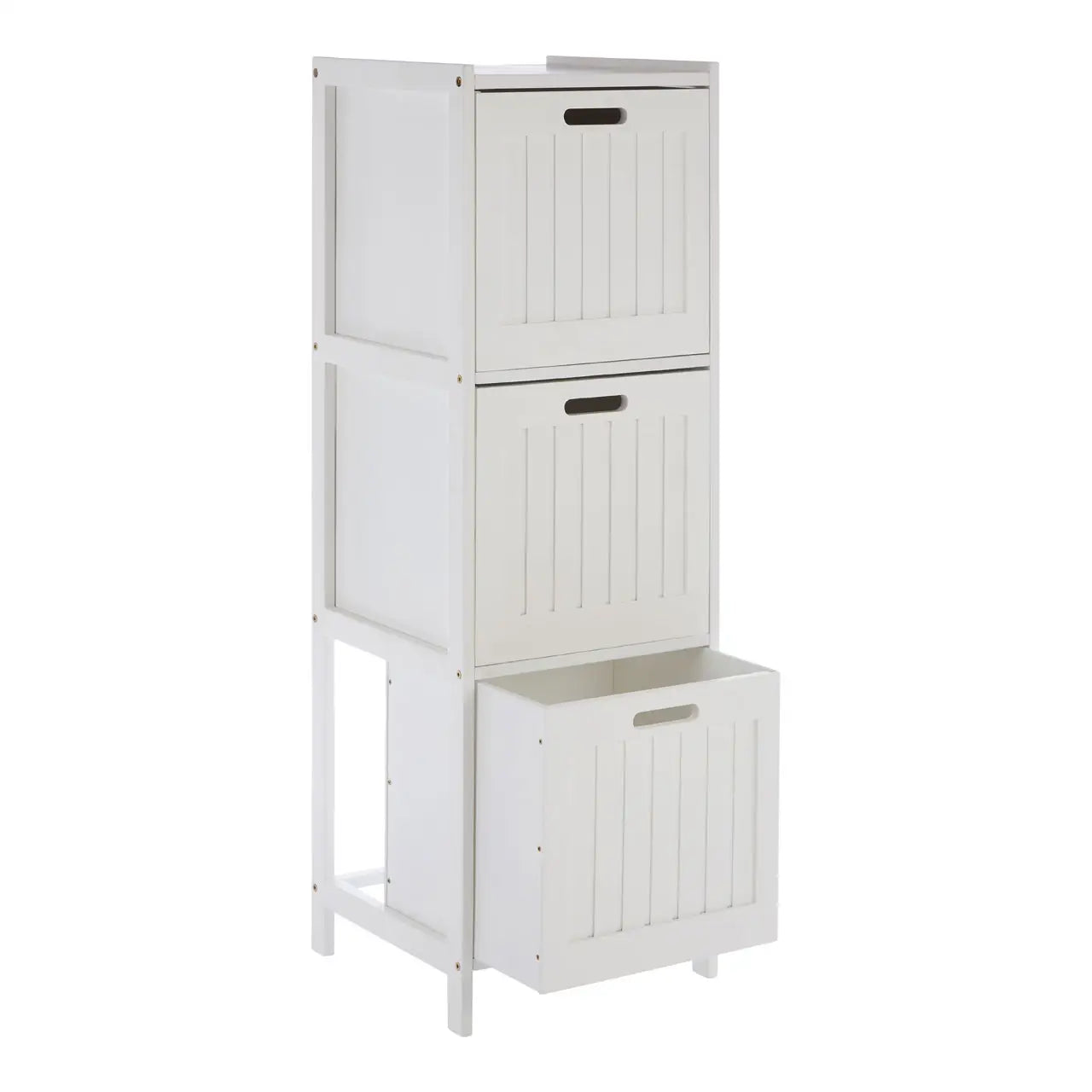Dara 3 Drawer Rustic Bathroom Shelf Unit
