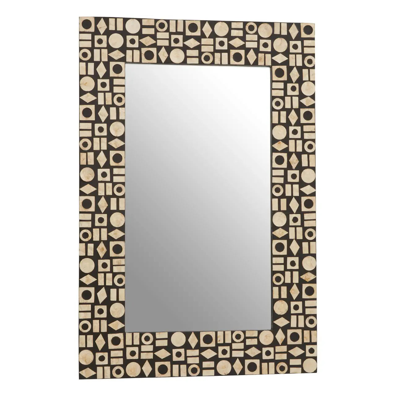 Palu Black & Gold Wall Mirror