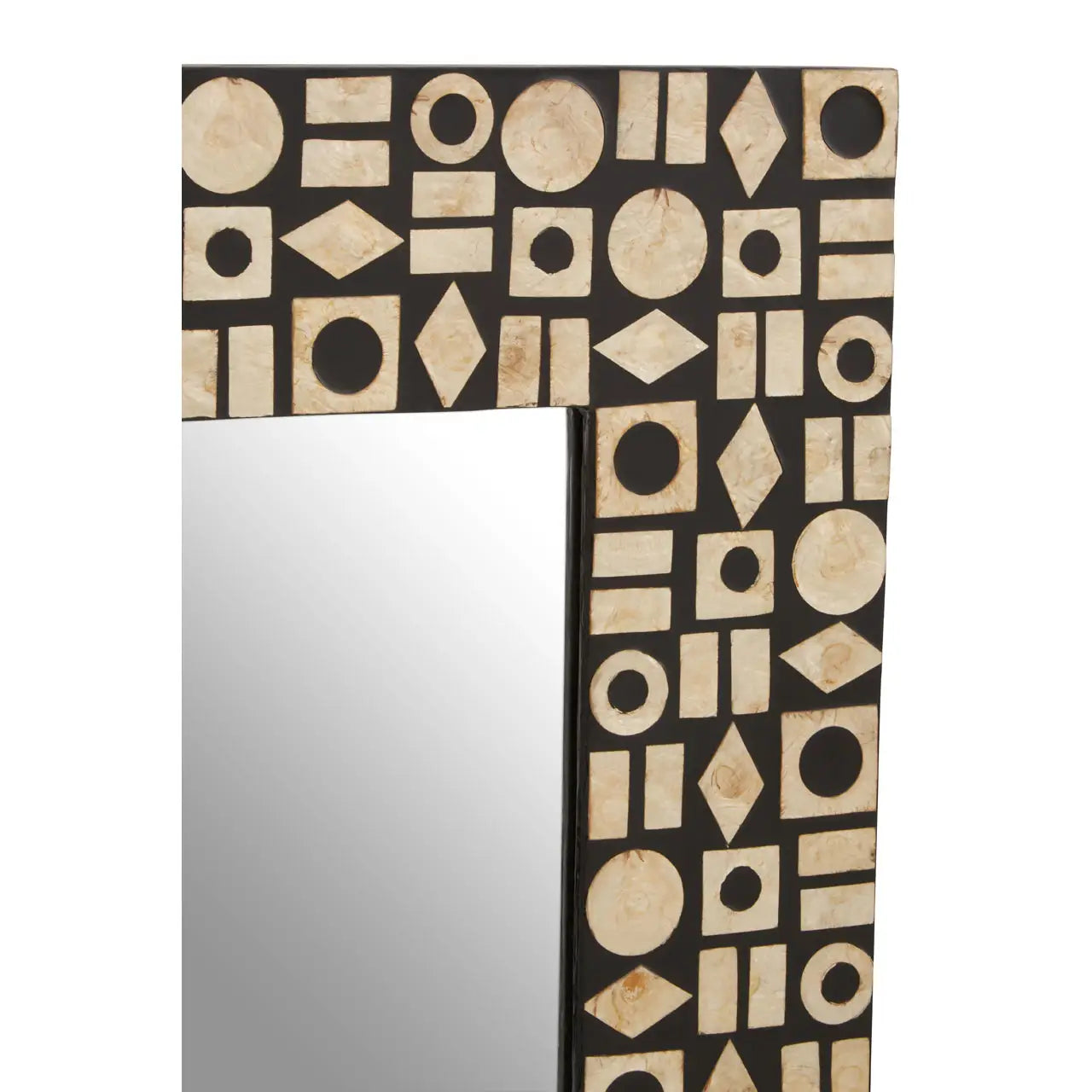 Palu Black & Gold Wall Mirror