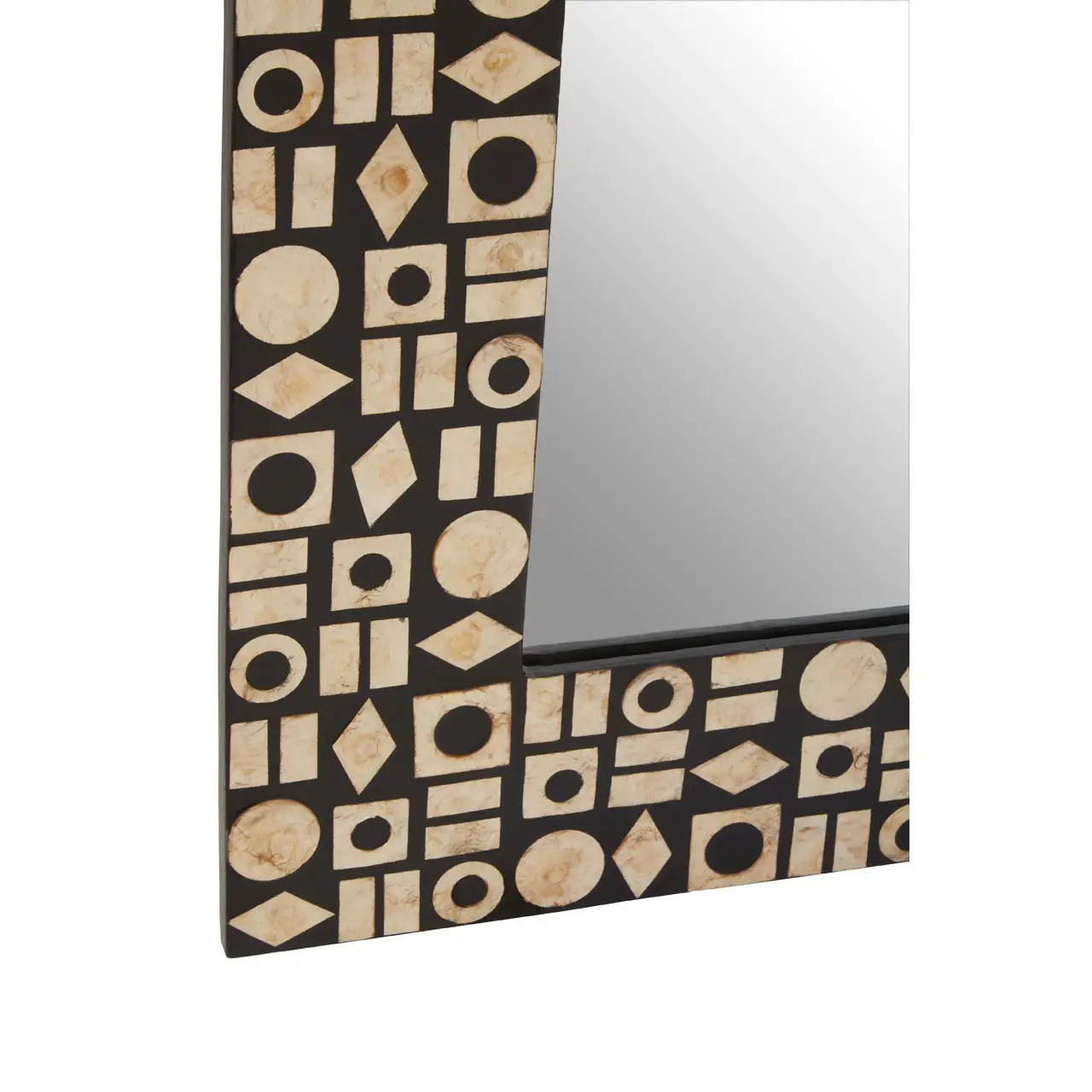 Palu Black & Gold Wall Mirror