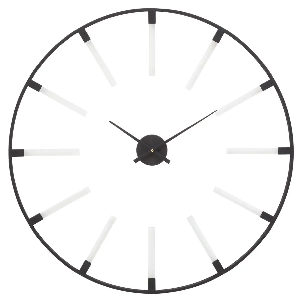 Beauly Black Finish Wall Clock