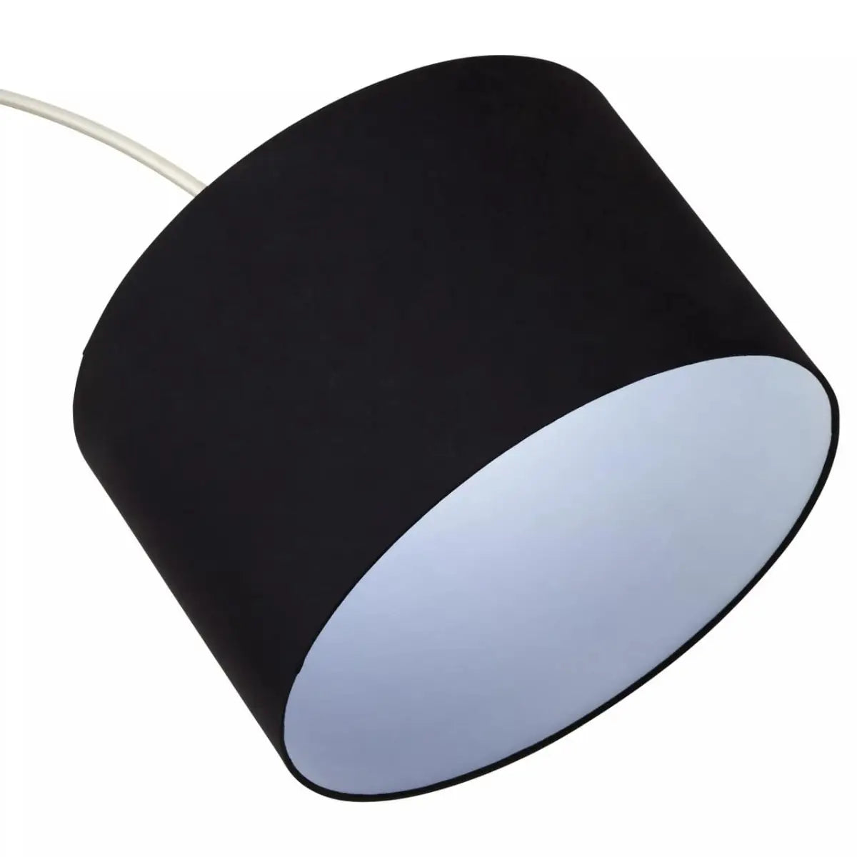 Hubert Saint Nickel Finish Metal Floor Lamp