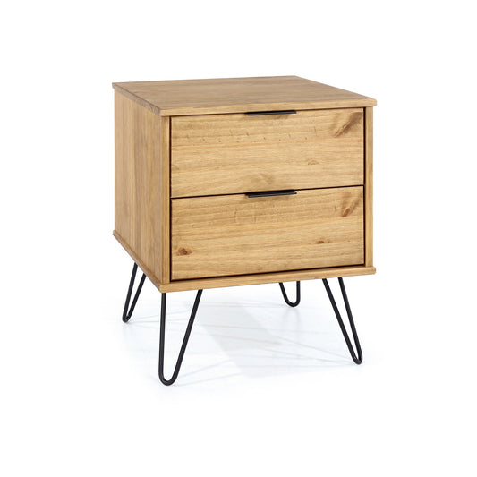 Augusta 2 Drawer Bedside Cabinet