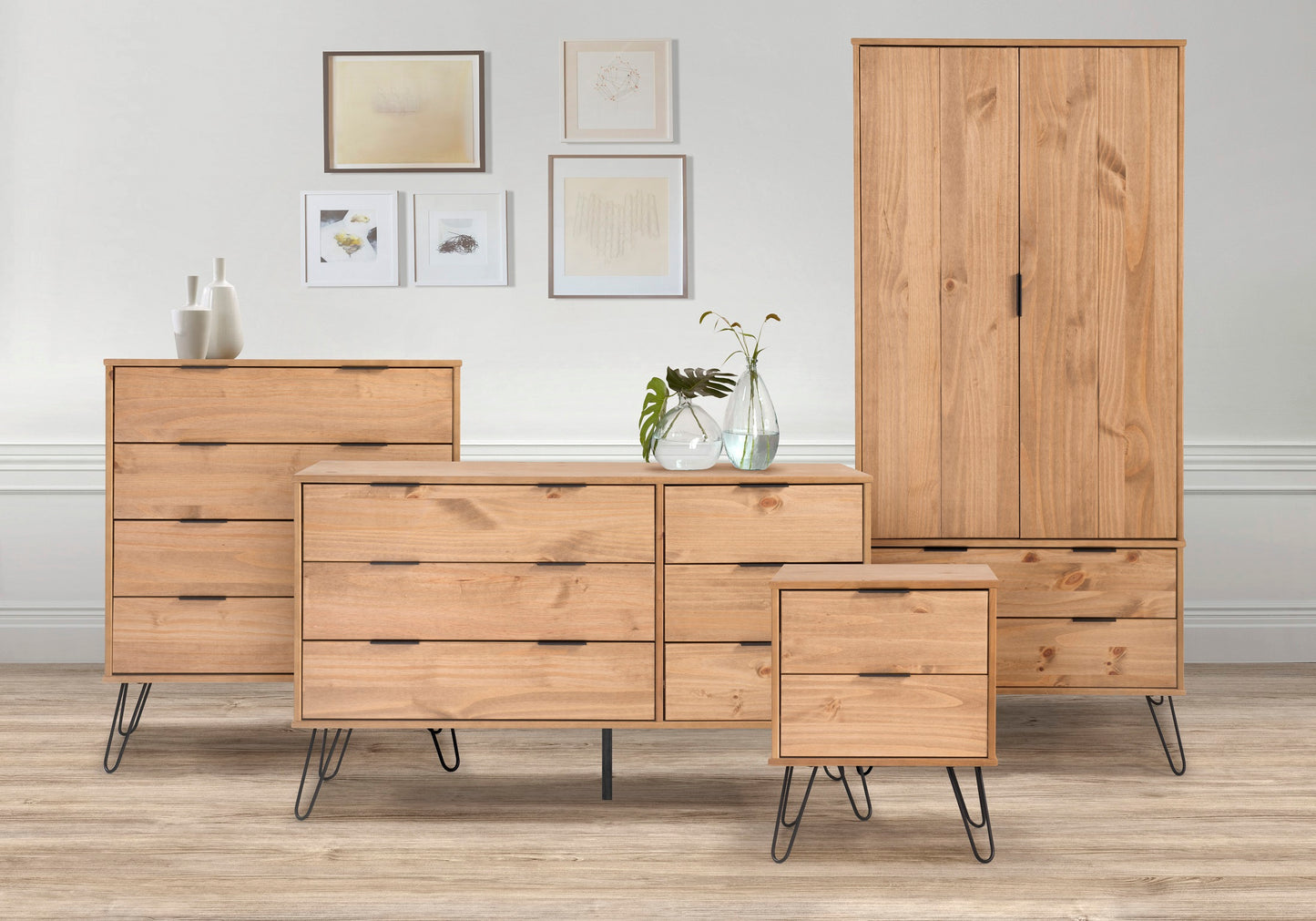 Augusta 2 Door & 2 Drawer Wadrobe