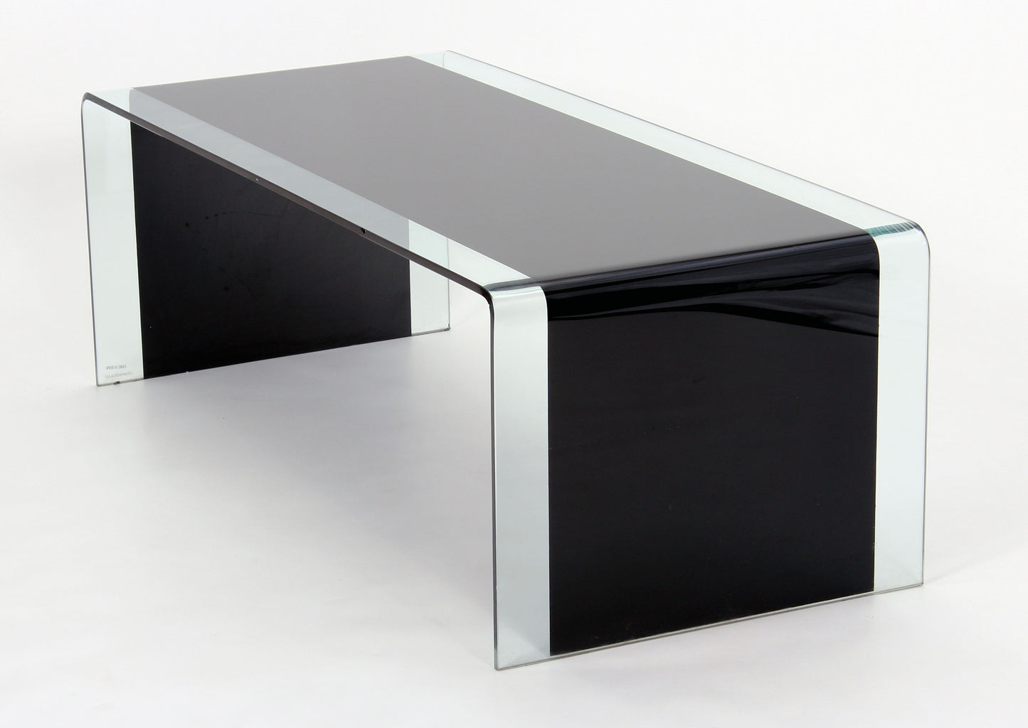 Angola Black Coffee Table with Shelf