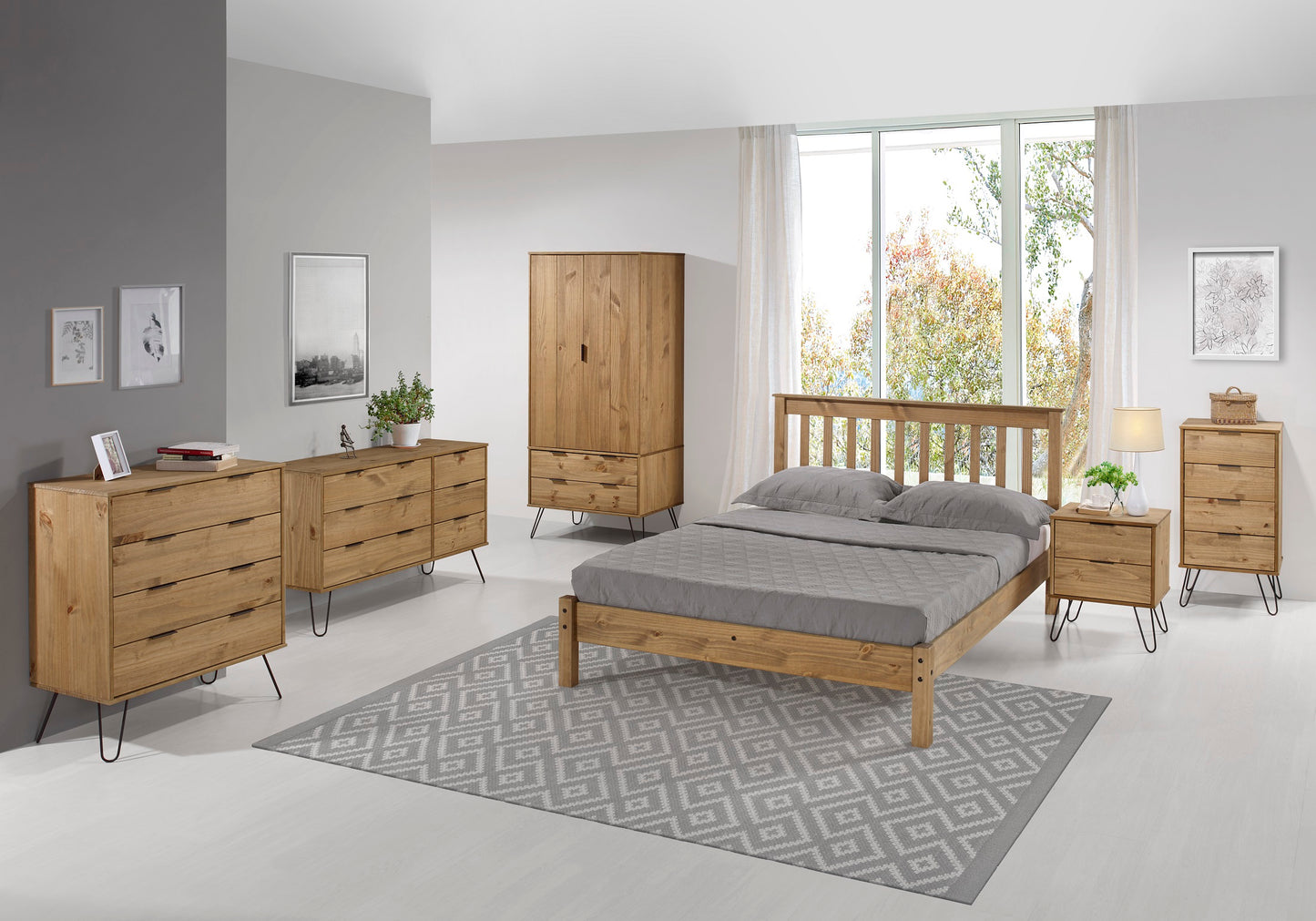 Augusta Slatted Bed