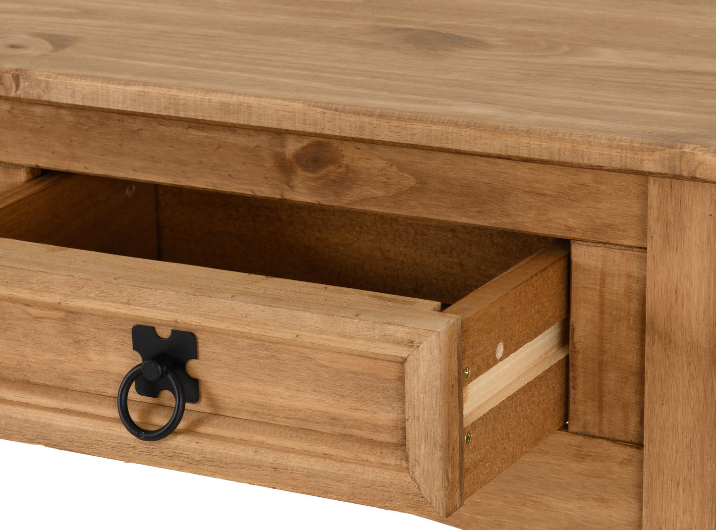 Corona 2 Drawer Console Table with Shelf