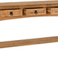Corona 3 Drawer Console Table with Shelf