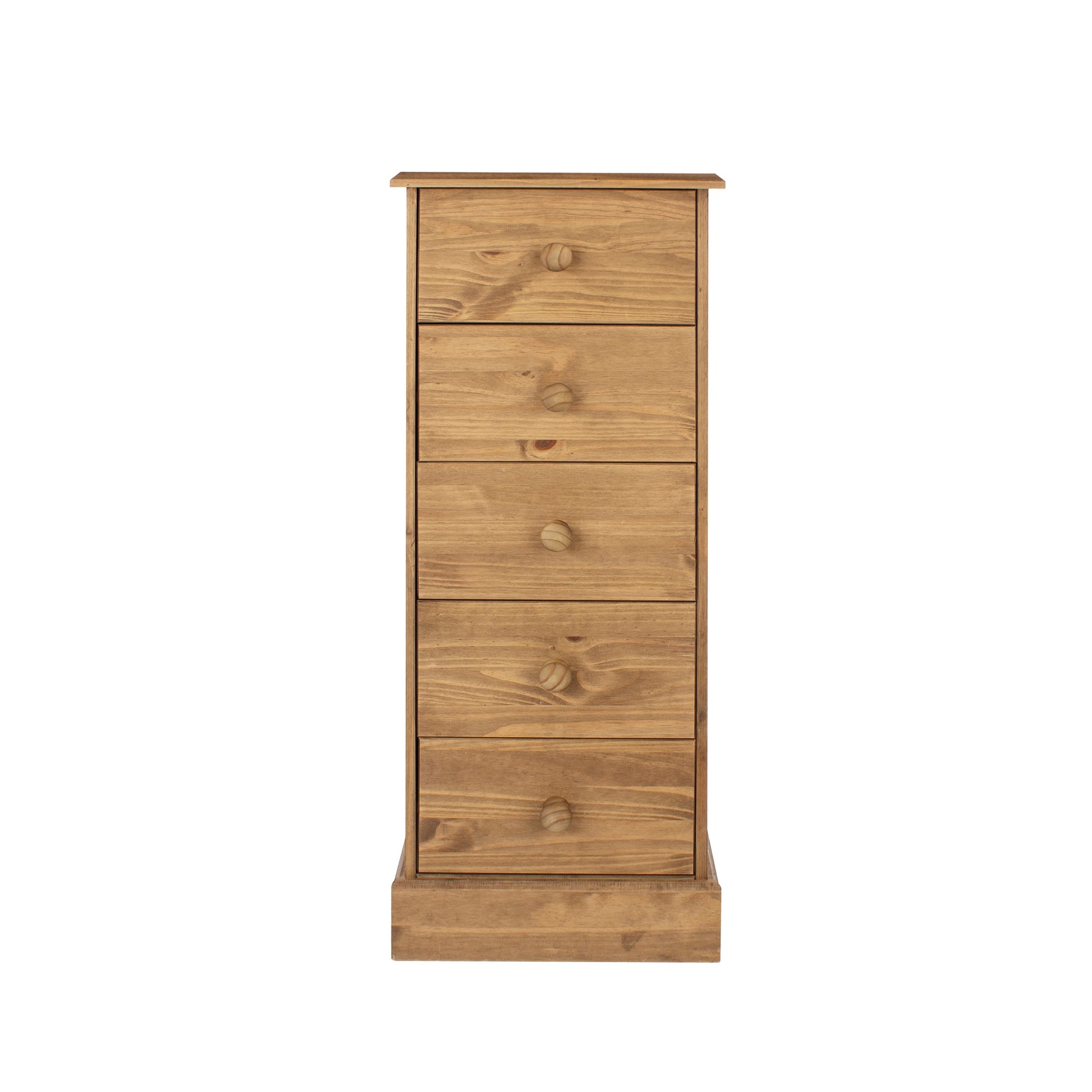 5 Drawer Narrow Chest Of Drawers