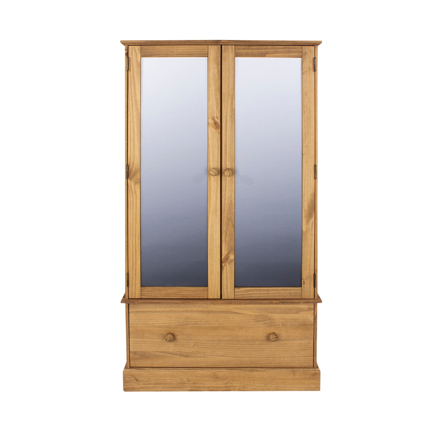 Mirrored Wardrobe with Drawer