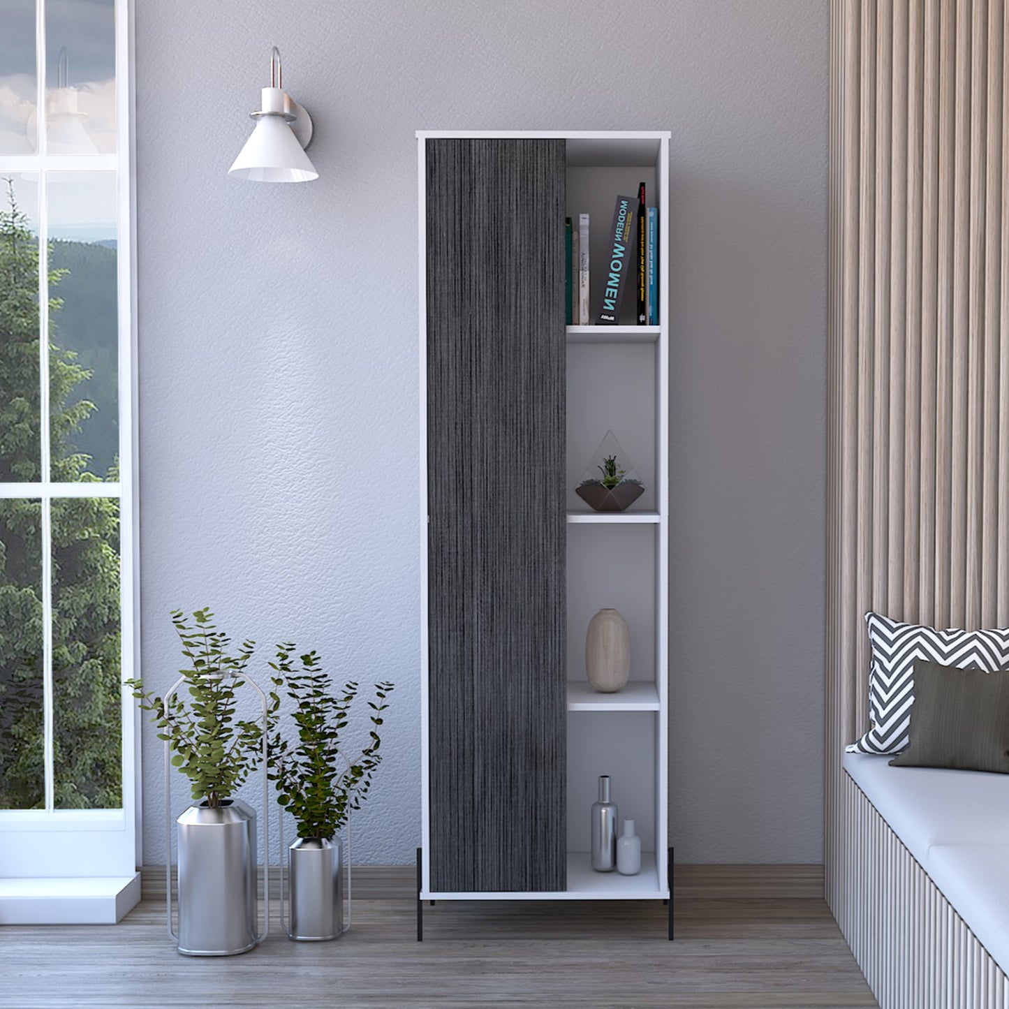 Dallas Tall Storage & Display Cabinet