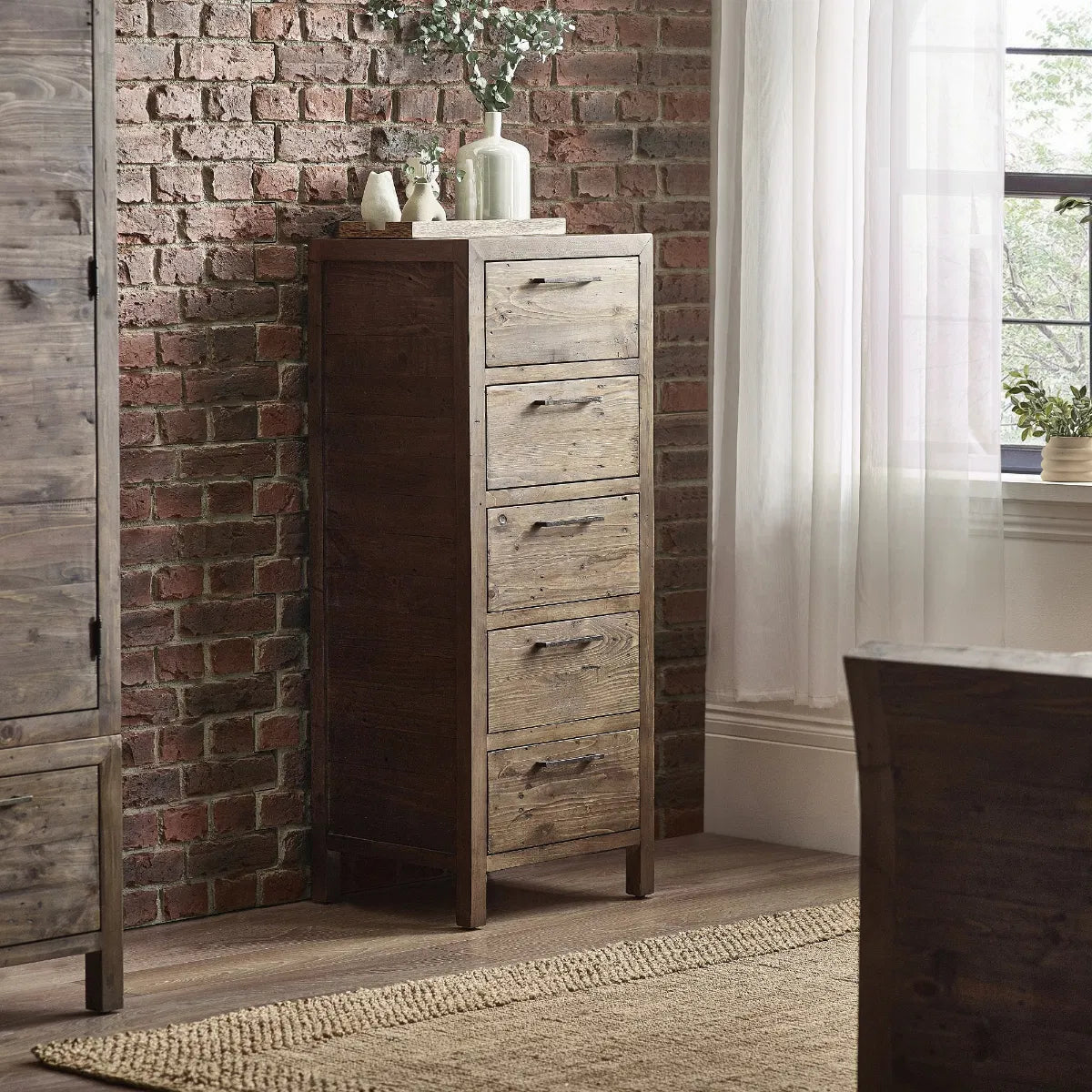 Heritage 5 Drawer Tallboy