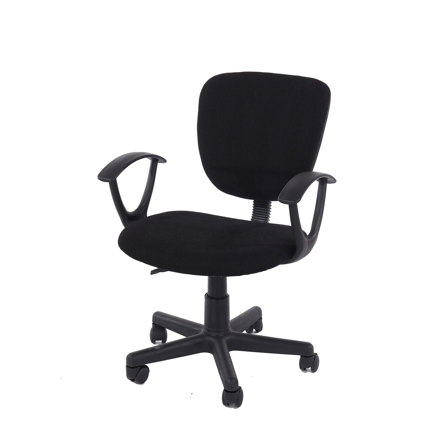 Loft Study Chair with Black Fabric Back & Seat
