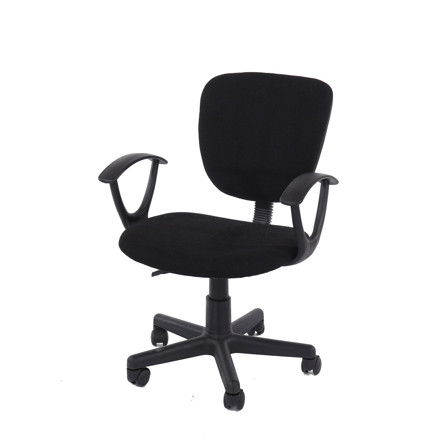 Loft Study Chair with Black Fabric Back & Seat