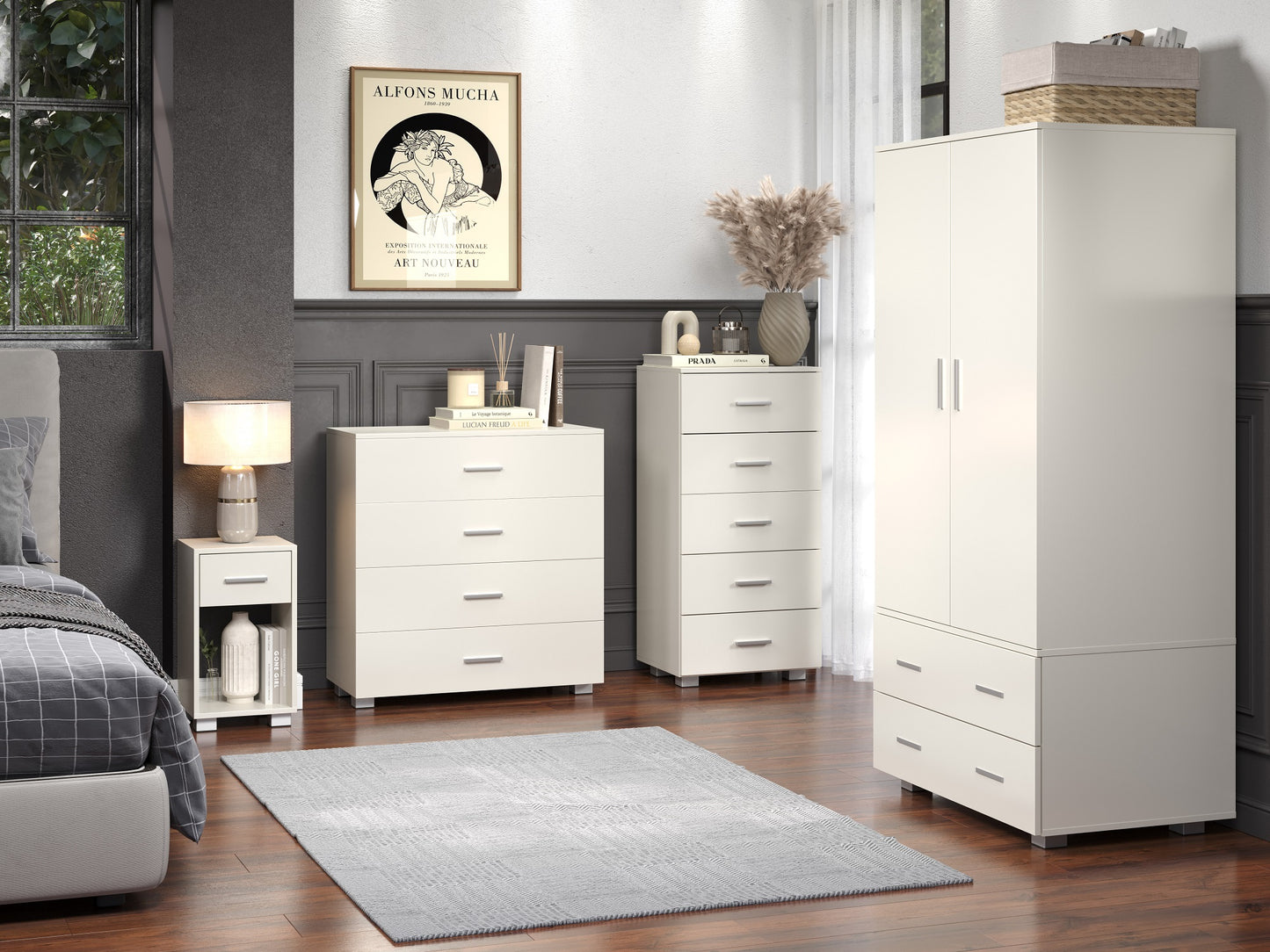 Wardrobe with 2 Drawers
