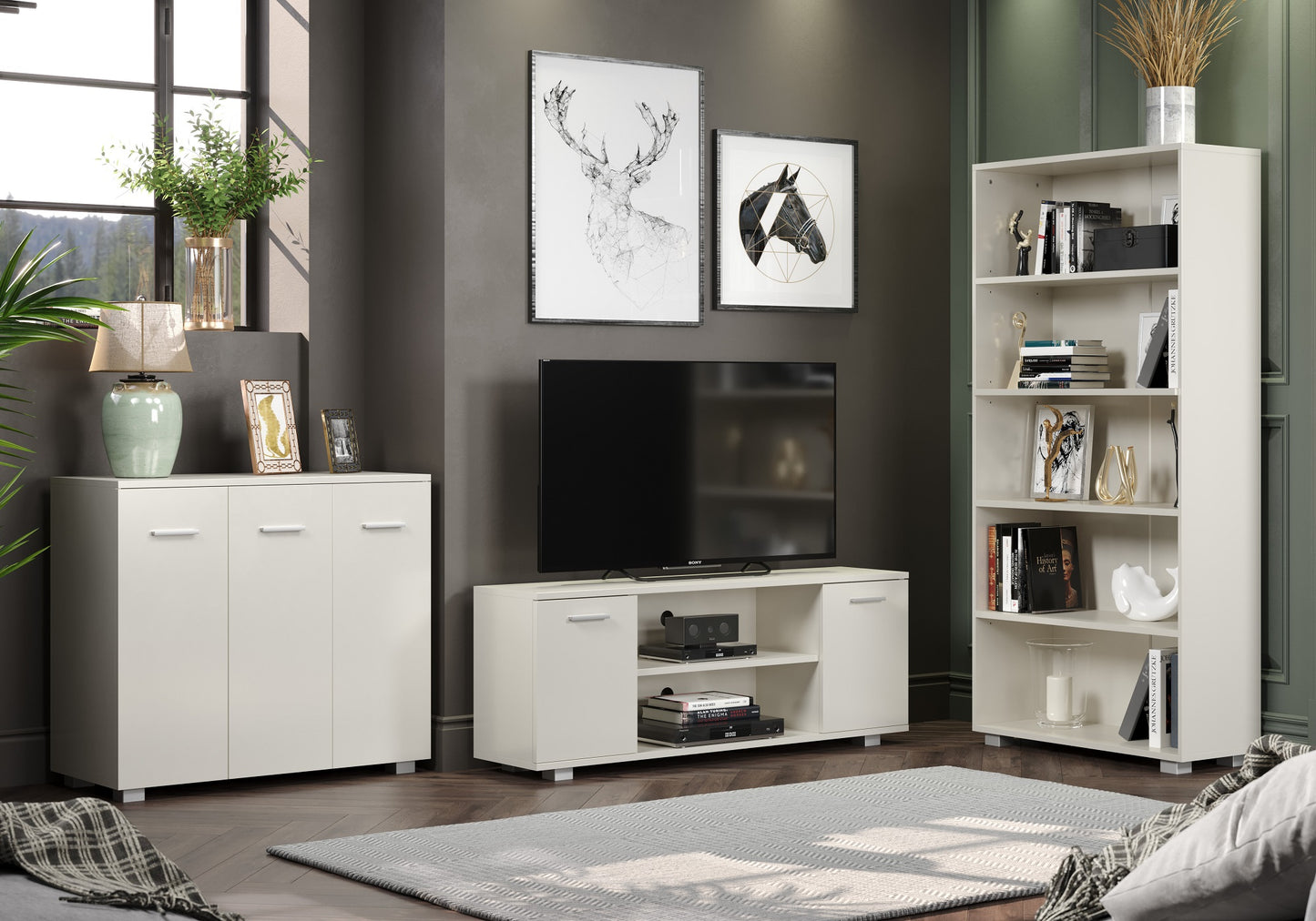 2 Door TV Unit