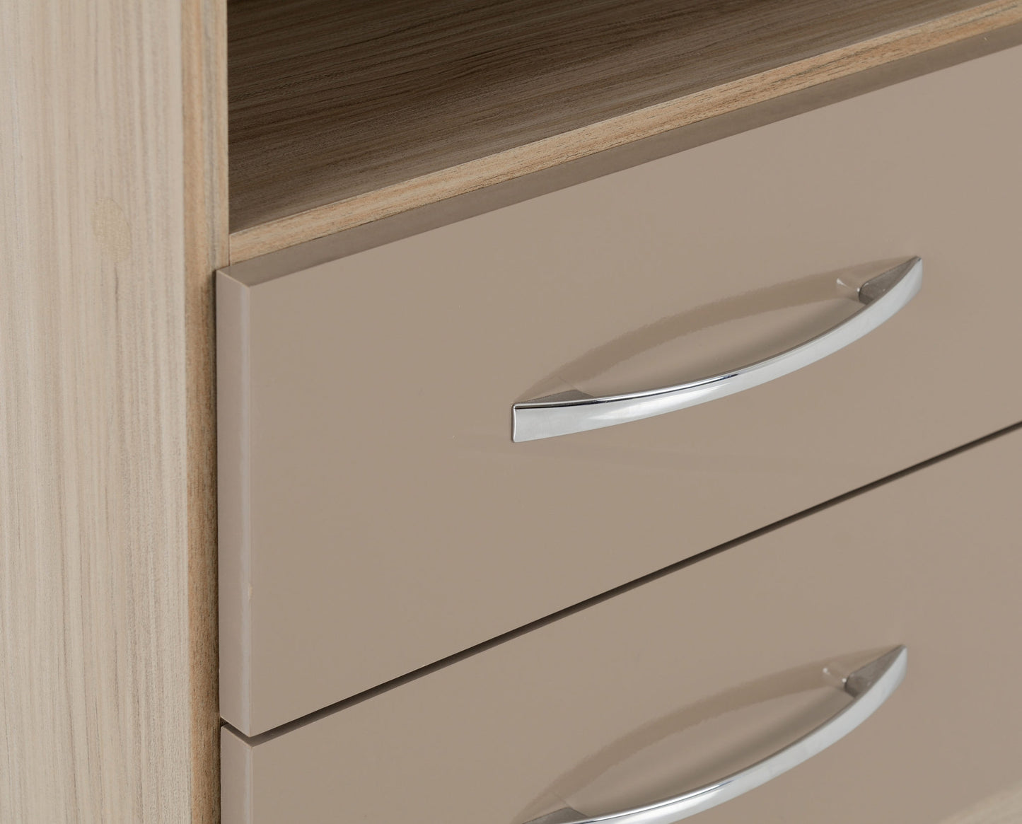 Nevada 2 Drawer Bedside Unit
