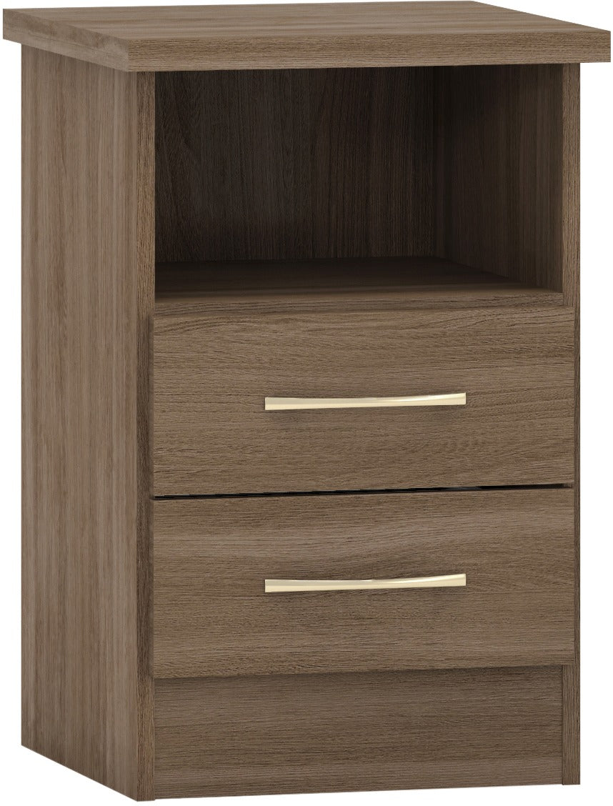 Nevada 2 Drawer Bedside Unit
