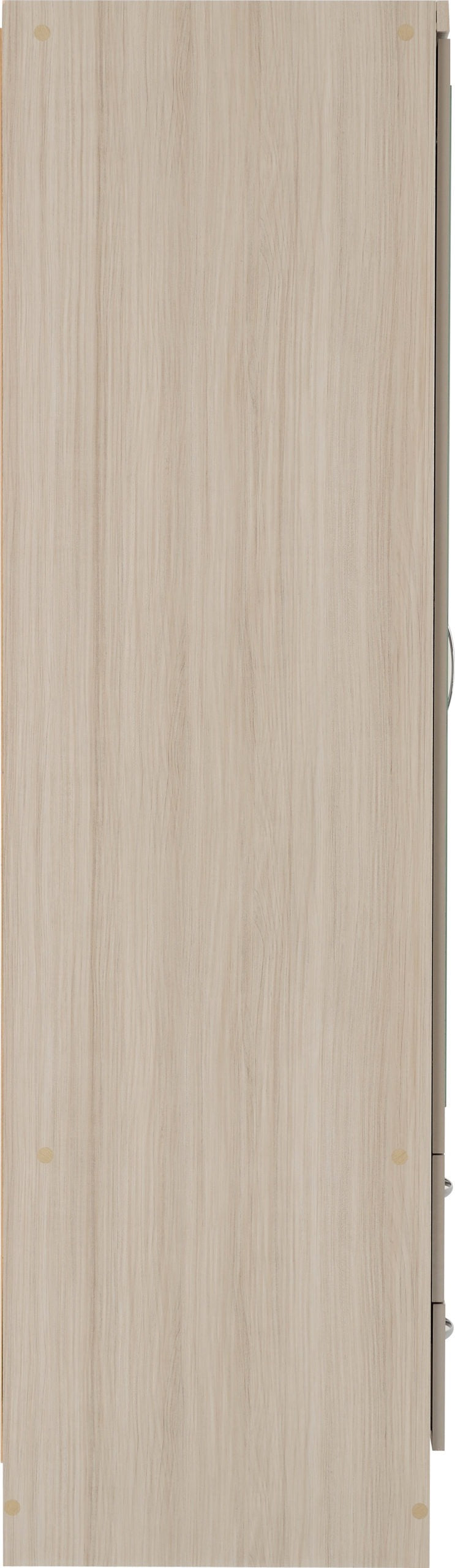 Nevada 3 Door 2 Drawer Mirrored Wardrobe
