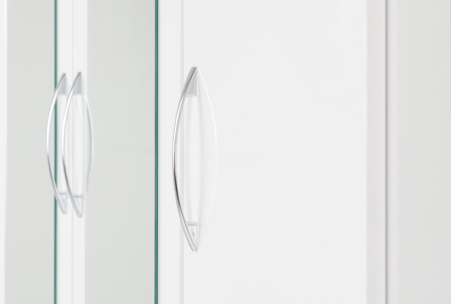 Nevada 3 Door 2 Drawer Mirrored Wardrobe