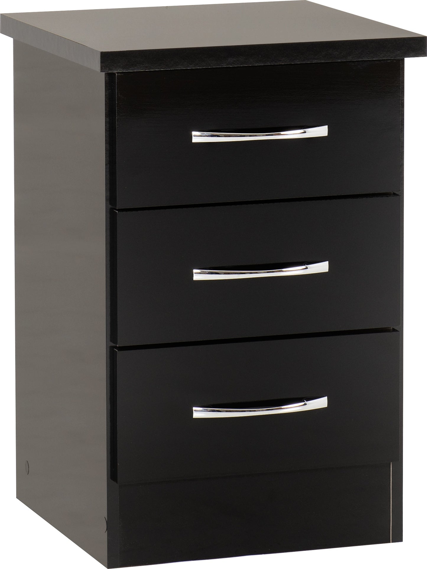 Nevada 3 Drawer Bedside Chest