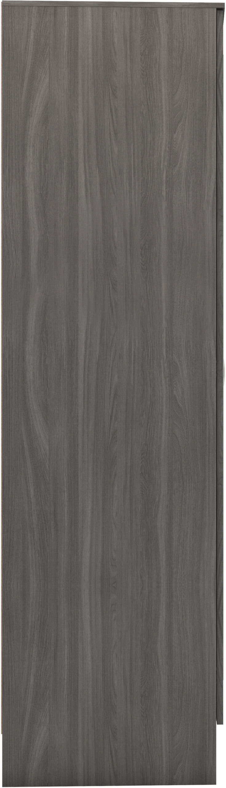 Nevada Mirrored Open Shelf Wardrobe