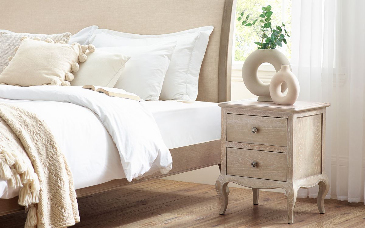 Camille 2 Drawer Bedside