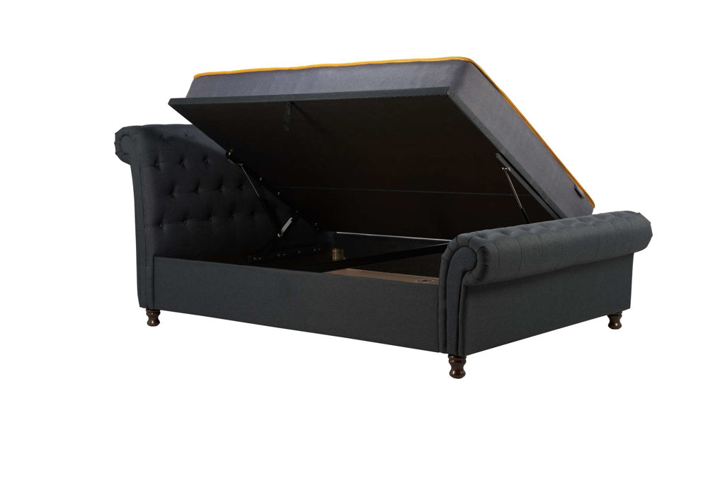 Side Lifting Ottoman Bed