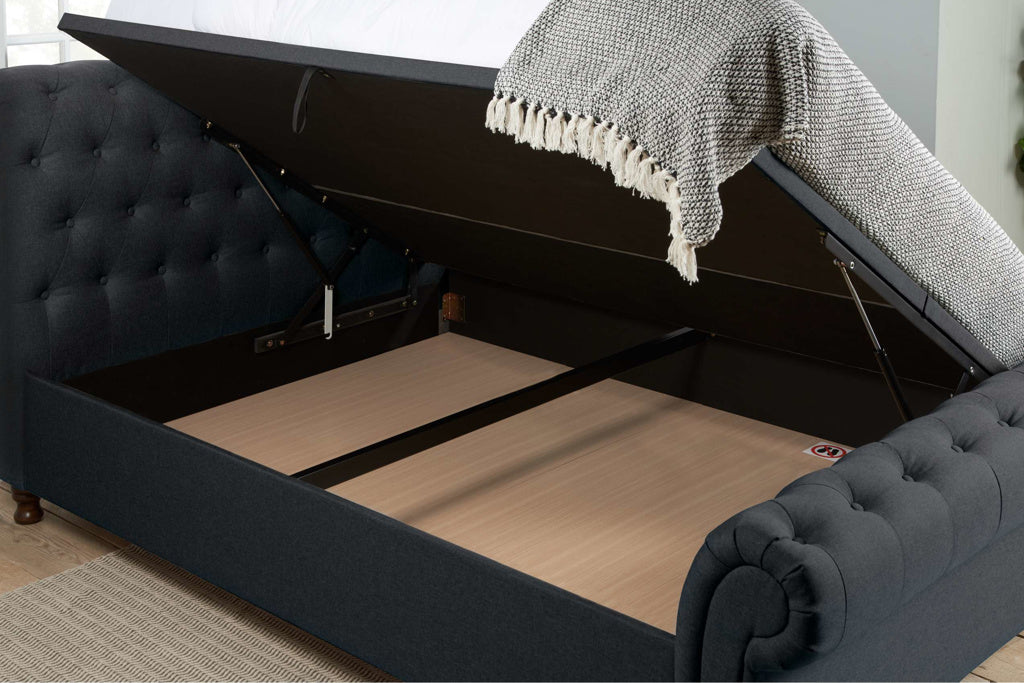 Side Lifting Ottoman Bed