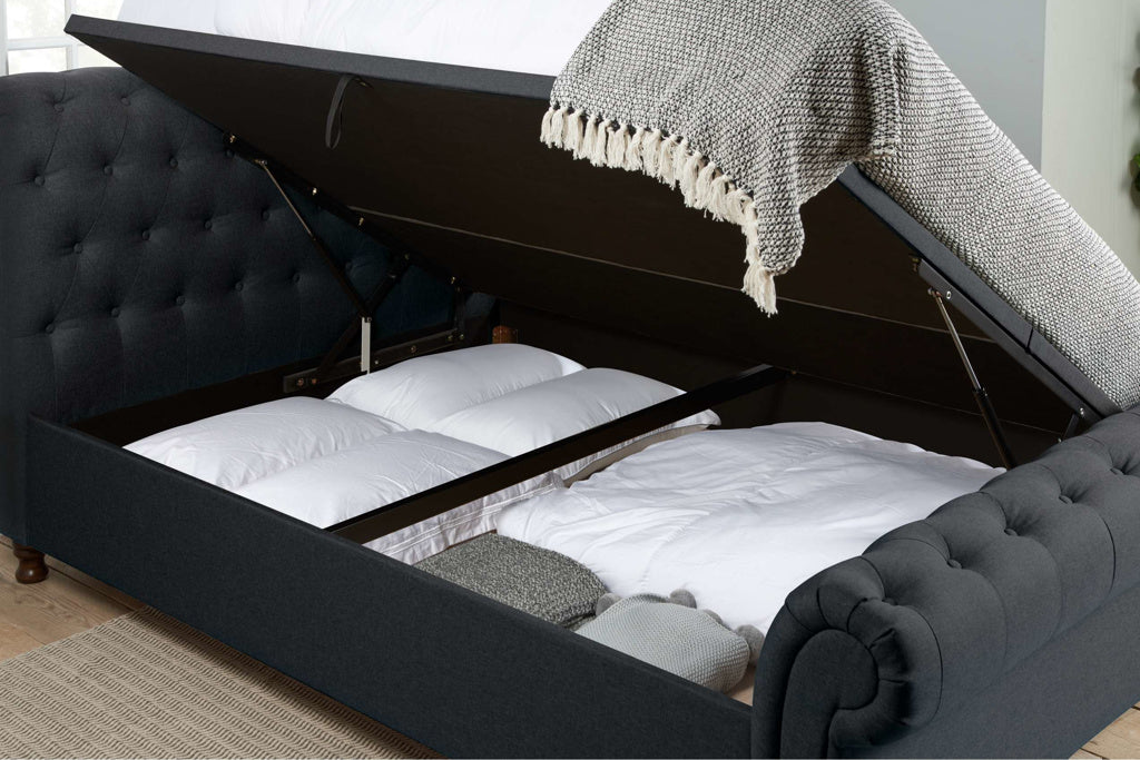 Side Lifting Ottoman Bed