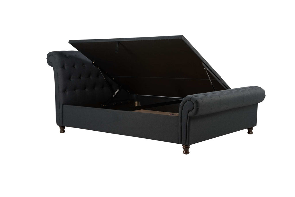 Side Lifting Ottoman Bed