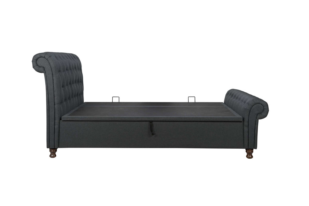 Side Lifting Ottoman Bed