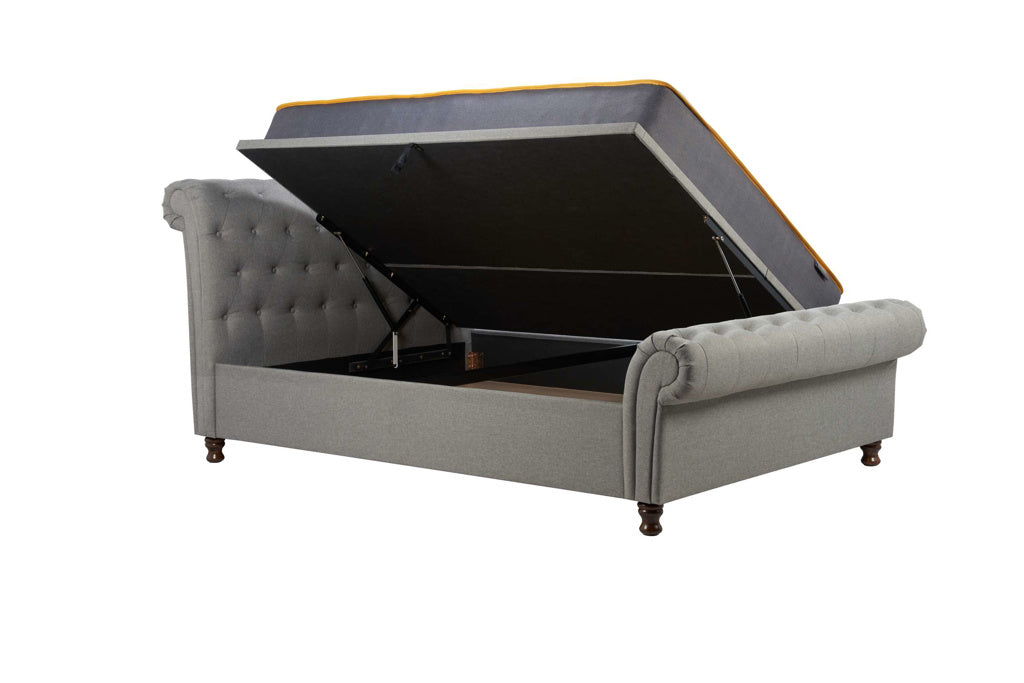 Side Lifting Ottoman Bed