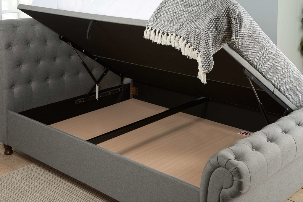 Side Lifting Ottoman Bed