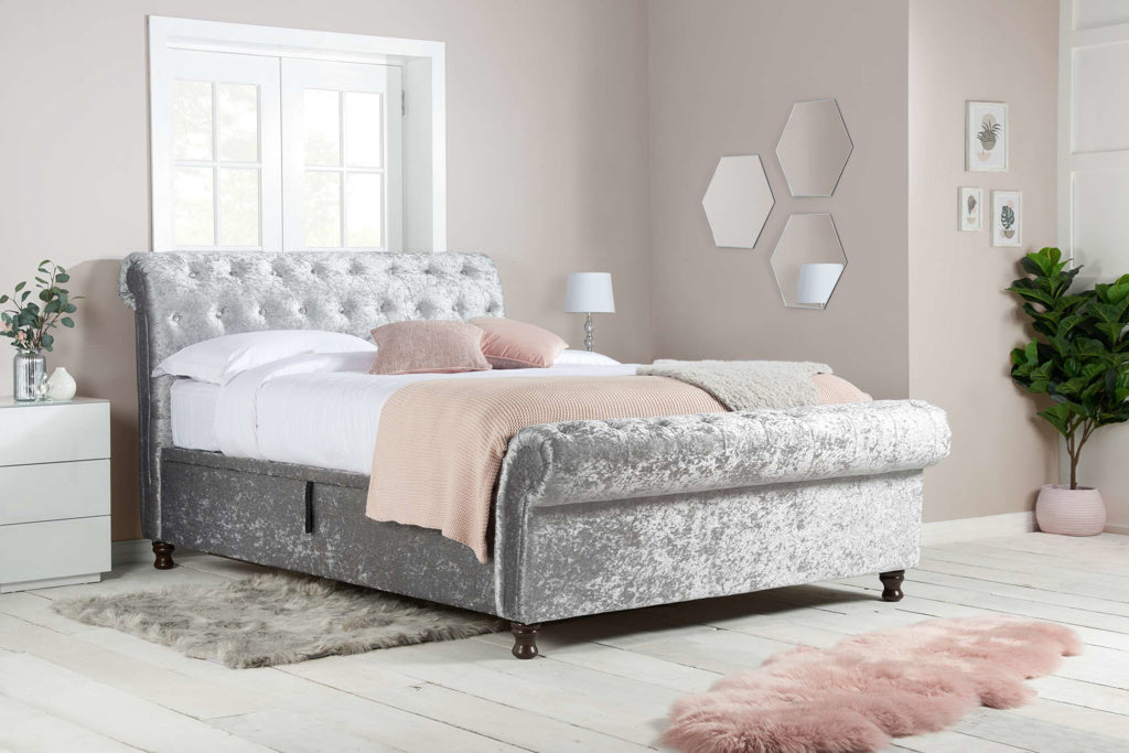 Side Lifting Ottoman Bed