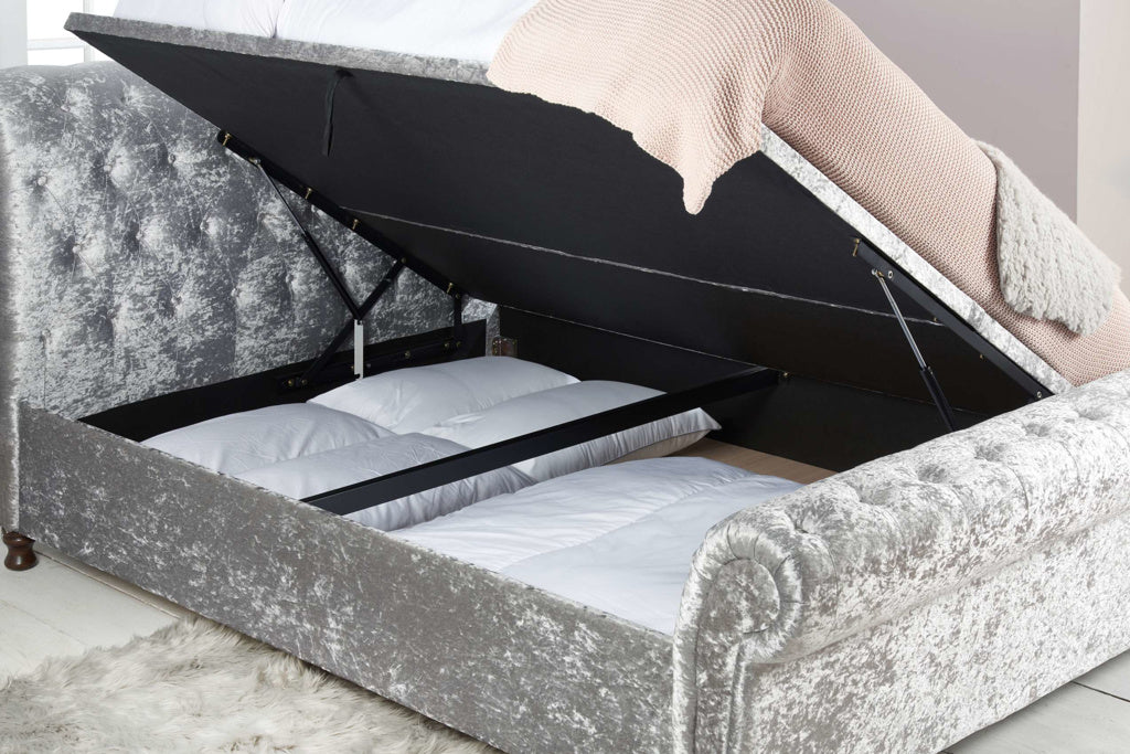 Side Lifting Ottoman Bed
