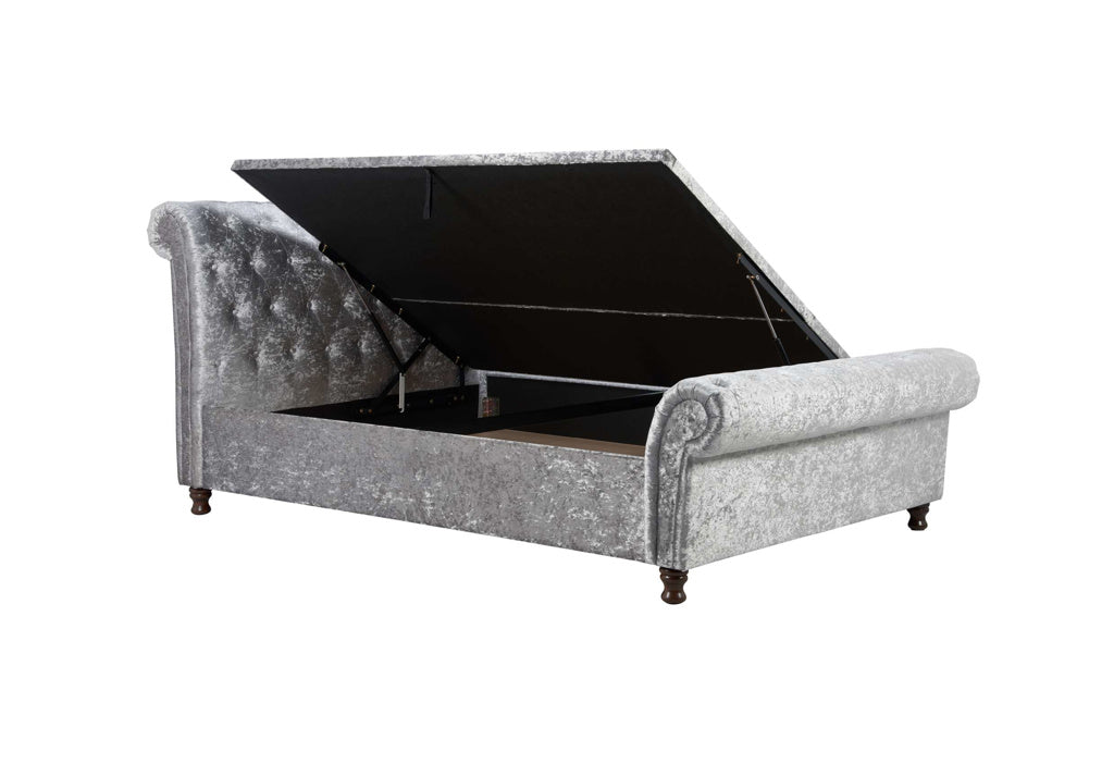 Side Lifting Ottoman Bed