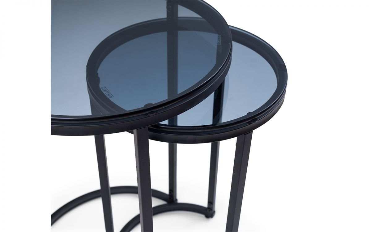 Chicago Round Nesting Side Tables