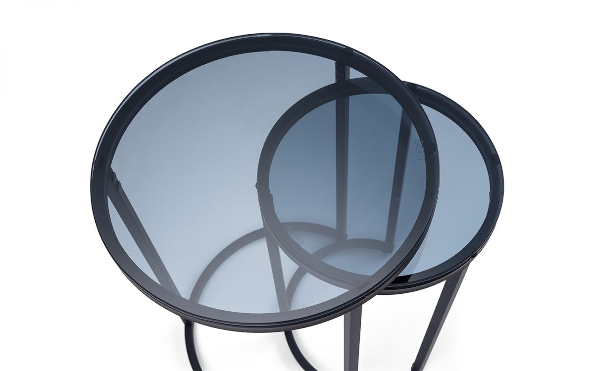 Chicago Round Nesting Side Tables