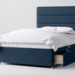 Divan Bed In Multiple Colours with 2 Drawers either Side