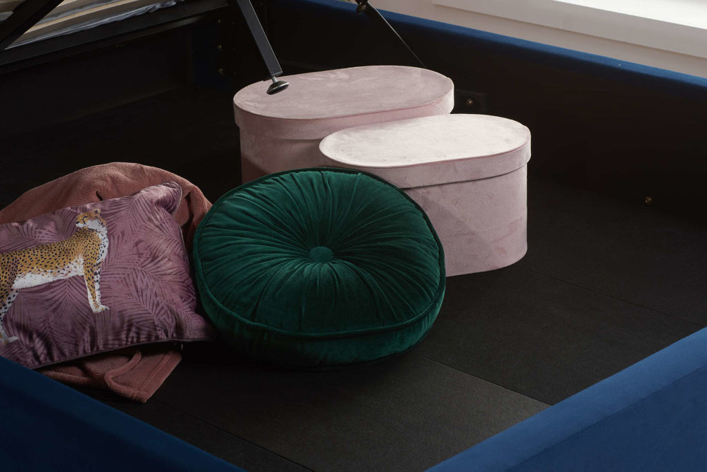 Lottie Fabric Ottoman Bed