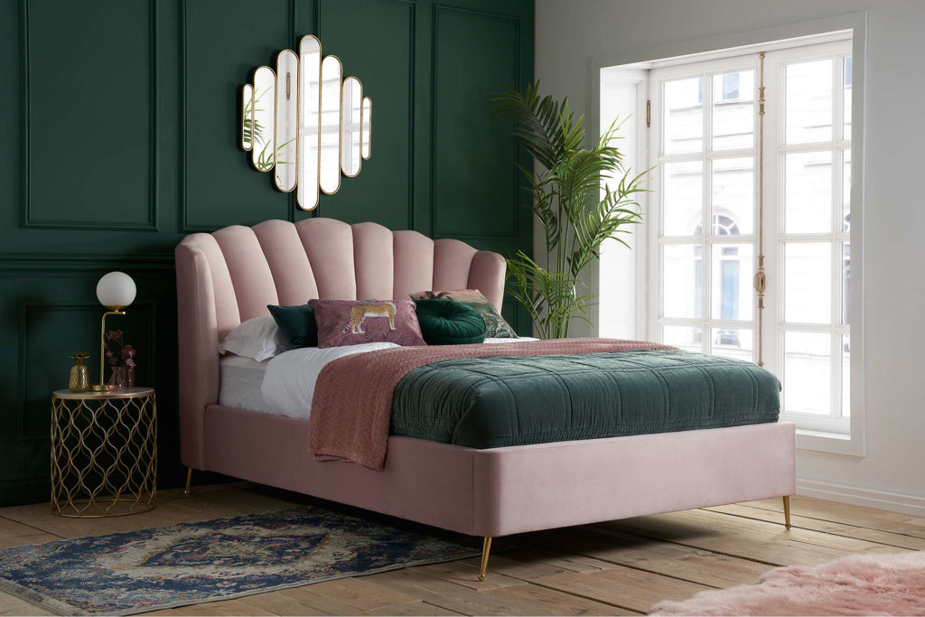 Lottie Fabric Ottoman Bed