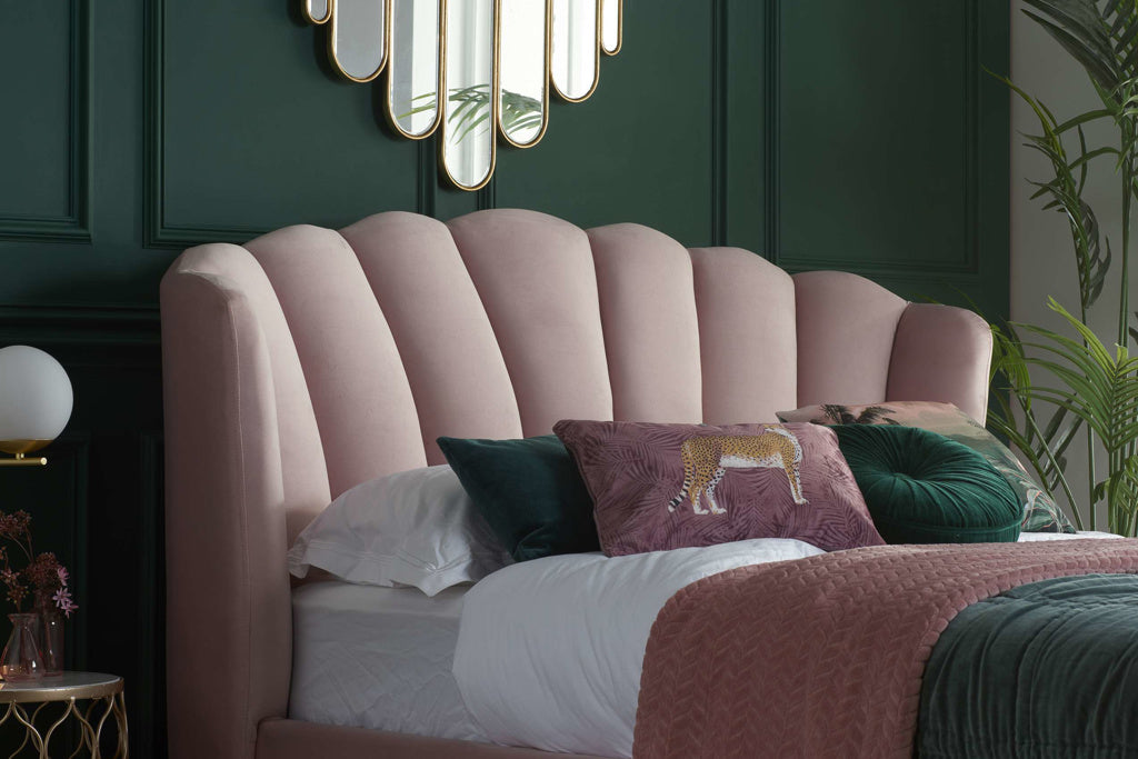 Lottie Fabric Ottoman Bed