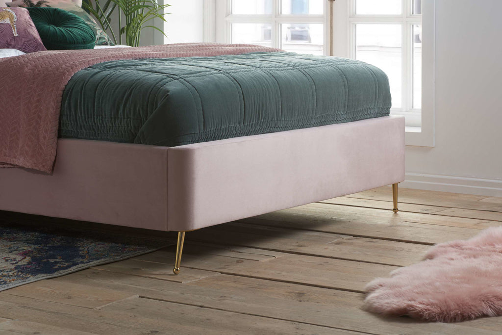 Lottie Fabric Ottoman Bed