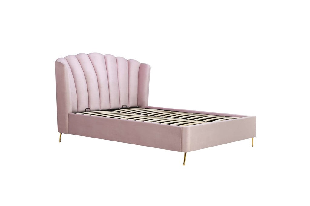 Lottie Fabric Ottoman Bed