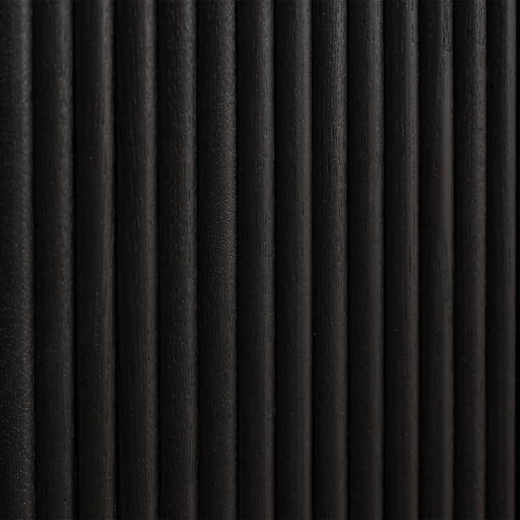 Louis Black Fluted Sideboard