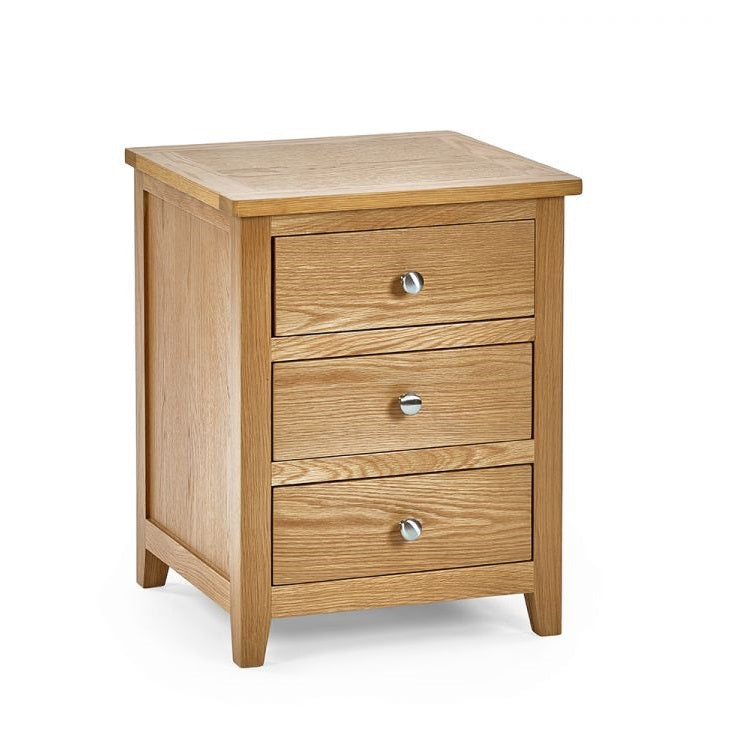 Mallory 3 Drawer Bedside Unit