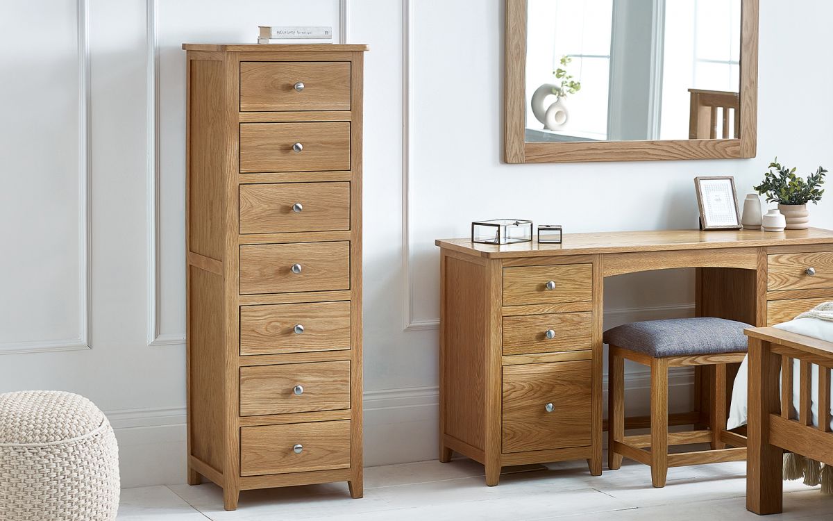 Mallory 7 Drawer Narrow Chest of Drawers