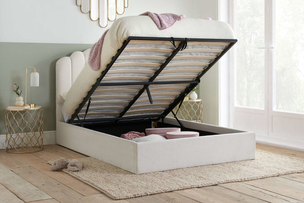 Fabric Ottoman Bed